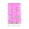Azar Displays 10-Piece Pink Pegboard Organizer Kit with 1 Panel and Accessory 900940-PNK